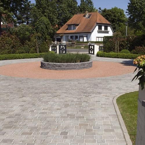 Pavé Pierre Grès Kandla Gris 14x14x±3 À 5 Cm (au M²)