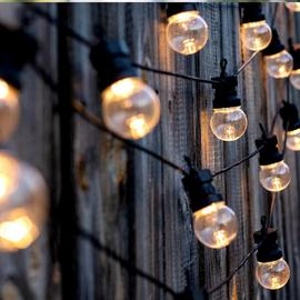 Guirlande Lumineuse Extérieure 5m MINTA -10 Ampoules LED Intégrée
