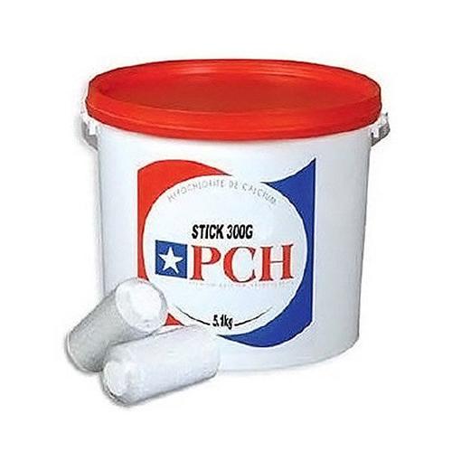 chlore lent stick 300g 5.1kg - hypochlorite calcium longue duree - pch
