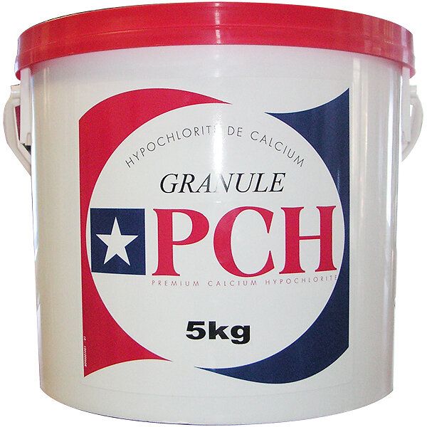 chlore choc granul&eacute; 5kg - hypochlorite calcium - pch