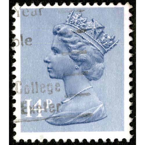 Timbre Oblitéré Angleterre 14p