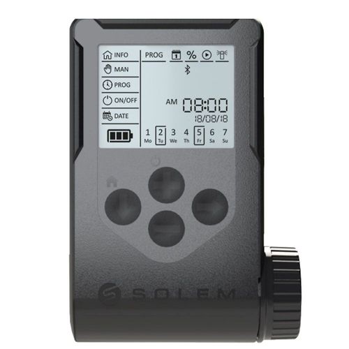 solem - programmateur d'arrosage à pile bluetooth 1 station - woobee-1