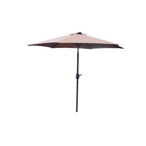 Come - Parasol Droit Rond 2,5 X 2,5 M Chocolat