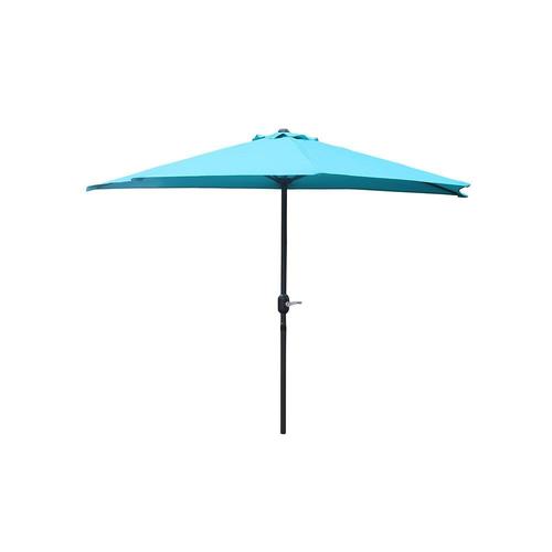 Catane - Demi Parasol De Balcon Bleu