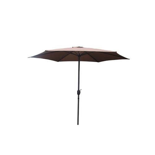 Portofino - Parasol Droit Rond 2,94 X 2,94 M Chocolat
