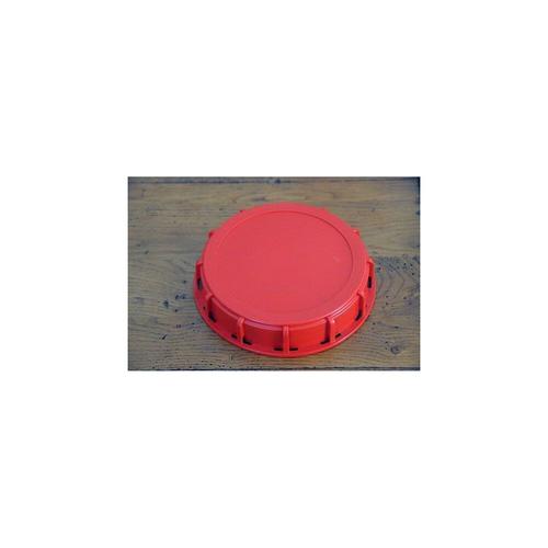 Couvercle plein 15cm pour cuve 1000 litres couleur rouge