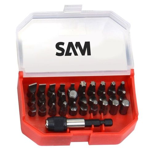 Coffret de 30 embouts de vissage avec porte-embout - SAM OUTILLAGE - E900-J30BZ
