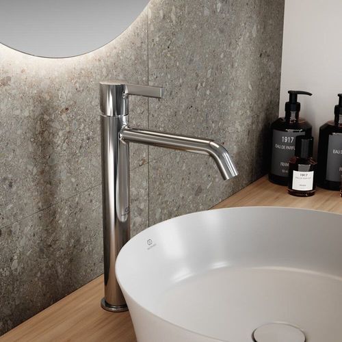 Mitigeur lavabo réhaussé sans tirette sans vidage Ideal Standard Joy, chrome