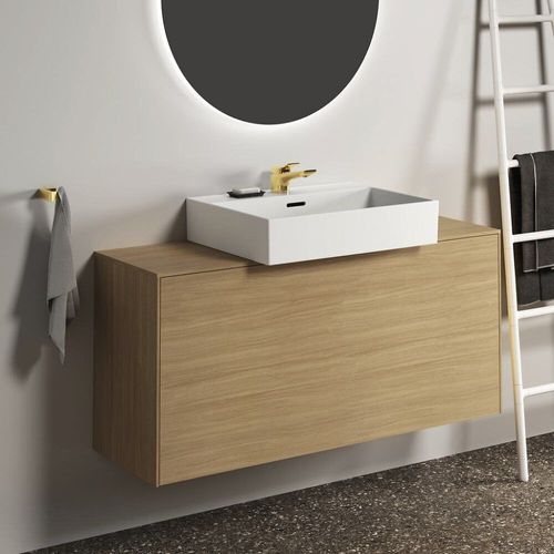Mitigeur lavabo avec tirette et vidage Ideal Standard Conca or