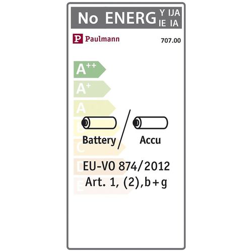 Paulmann Mobil Ruban Led Sur Batterie, Rvb