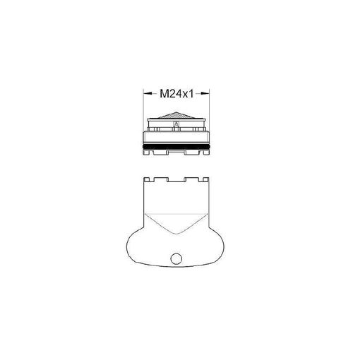 GROHE 13926000 7822457 Mousseur de baignoire Chromé