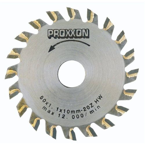 Lame de scie circulaire Proxxon à plaquettes carbure 20 dents Ø 50 mm x 1,1 pour KS 230