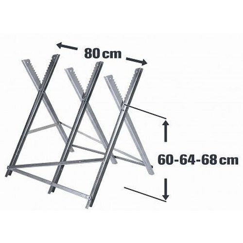 Chevalet galvanisé  pour coupe bois  Einhell