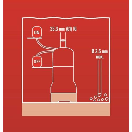 Einhell GC-DW 900 N - Pompe d'évacuation 900 W