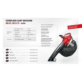 Aspirateur-souffleur sans fil GE-CL 36 Li E - Solo Sans