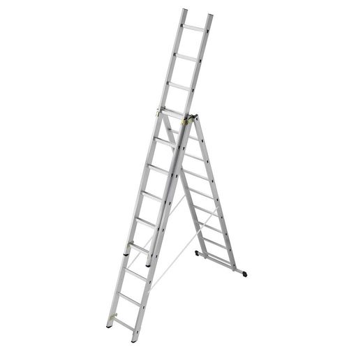 Echelle transformable 3 plans aluminium