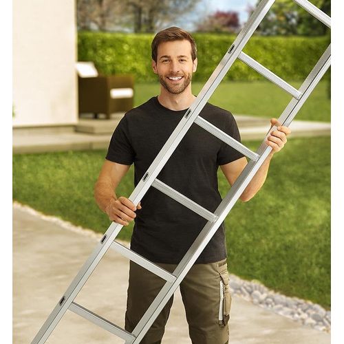 Echelle simple aluminium Hailo ProfiStep® uno 7109-007 Hauteur de travail (max.): 3.5 m 4.2 kg 1 pc(s)