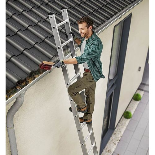 Echelle simple aluminium Hailo ProfiStep® uno 7112-007 Hauteur de travail (max.): 4.3 m 6.6 kg 1 pc(s)