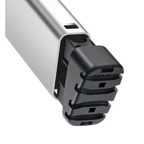 Escabeau de sécurité pliable en aluminium 3 marches larges Hailo L100