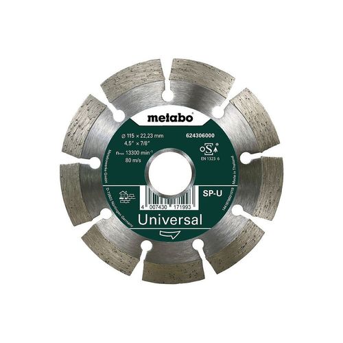 Metabo Meule de tronçonnage diamantée 115x22,23mm, « SP-U », Universal « SP » - 624306000