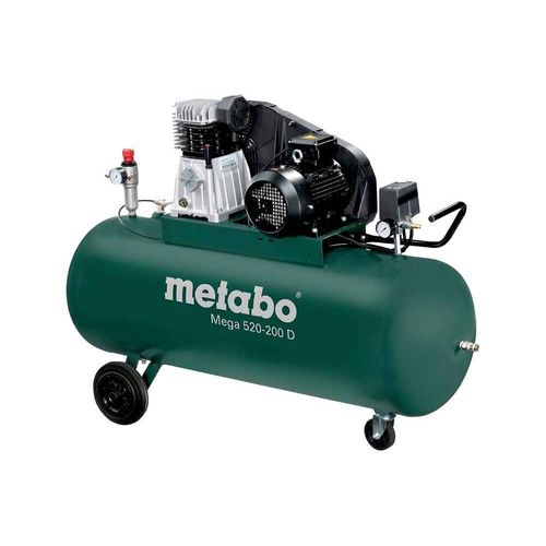 Metabo Compresseur Mega 520-200 D - 400V - 200 Litres - 10 bar