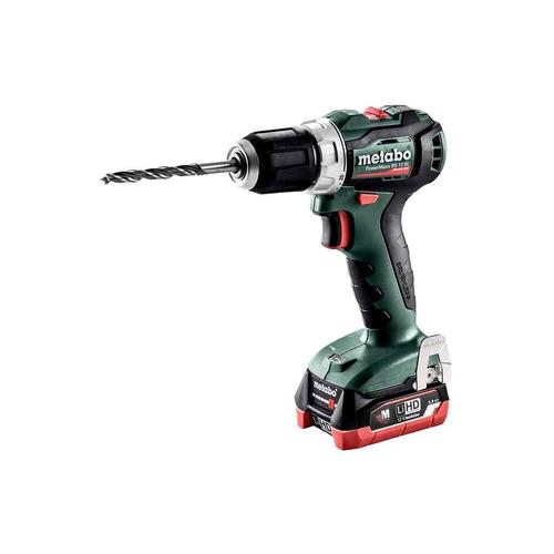 Metabo Metabo Perceuse-visseuse sans fil PowerMaxx BS 12 BL, Coffret en plastique, 12V 2x4Ah LiHD + ASC 55 - 601038800