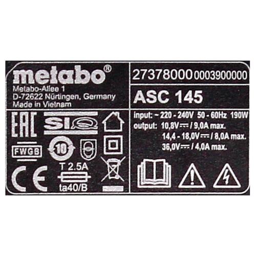 Metabo Set de base LiHD 2x LiHD 18V 5 5 Ah ASC 30 36 685122000