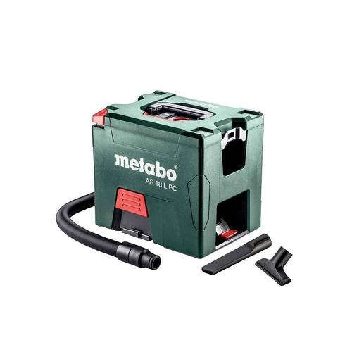 Metabo AS 18 L PC Aspirateur sans fil, 18V Li-Ion, carton, avec nettoyage manuel du filtre - 602021850