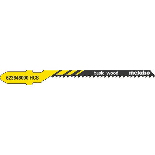 Metabo 5 lames de scies sauteuses, bois, classic, 51/ 2,0 mm