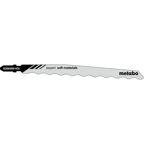 Metabo 3 lames de scies sauteuses, polyst., expert, 126 mm