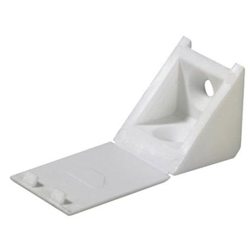 Raccord angle plast 24x23x23 - Blanc