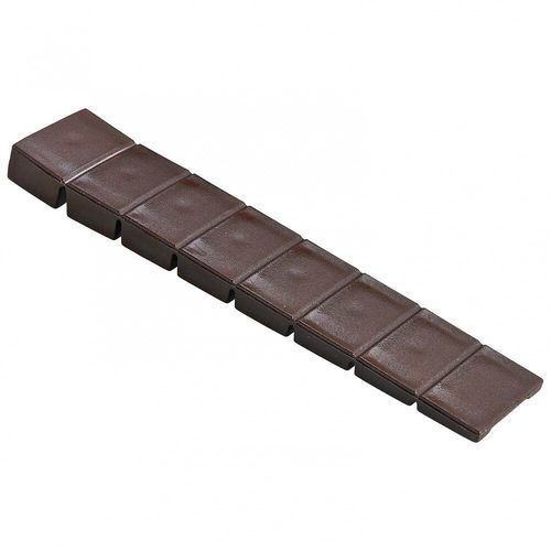 Lot de 4 bloque-portes plastique poli H.5.1 x L.10.7 cm