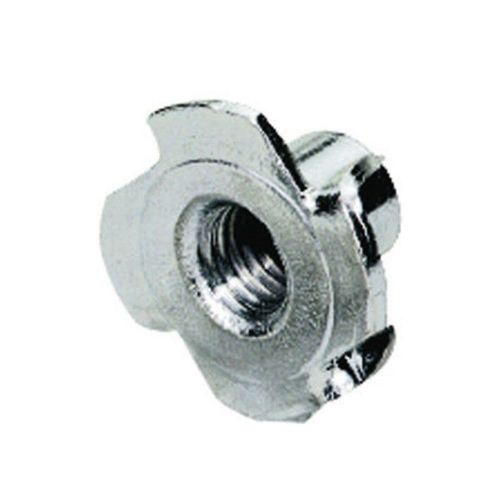 Lot De 8 Écrous À Enfoncer Acier Chromé Hettich, L.19 Mm
