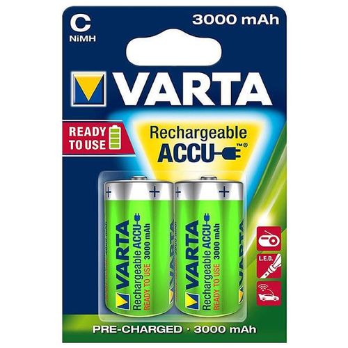 Varta Power Accu - Batterie 2 x C - NiMH - (rechargeables) - 3000 mAh