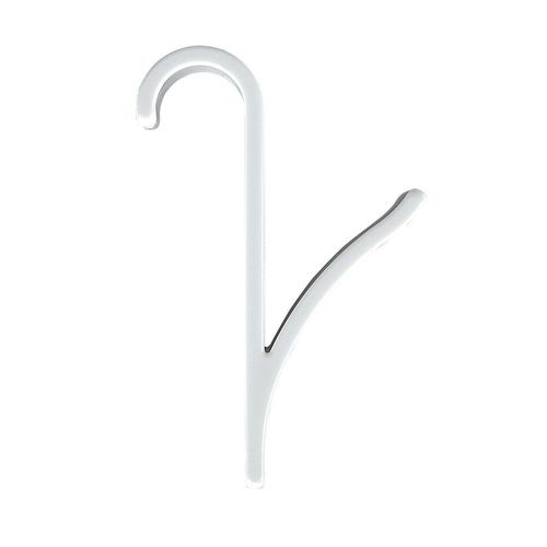 Wenko 681601 Pack de 2 Crochets pour radiateur porte-serviette Blanc (Par 6)