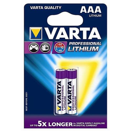 Varta - Batterie 2 x AAA - Li - 1100 mAh