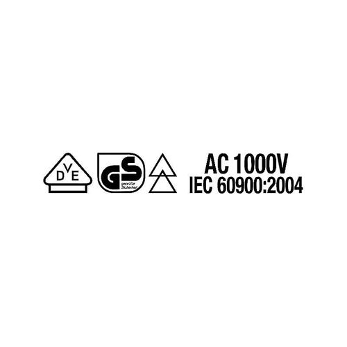 WH26708 - PINCE UNIVERSELLE VDE/GS ISOLÉE 1000V CA PROFESSIONAL ELECTRIC - 180mm - Z01006