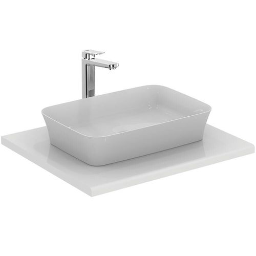 Ideal Standard - Mitigeur lavabo réhaussé chromé Tonic II sans tirette ni vidage 160mm