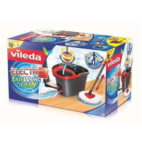 Vileda - 133648 - Balai + Seau Easy Wring And Clean - Set Complet