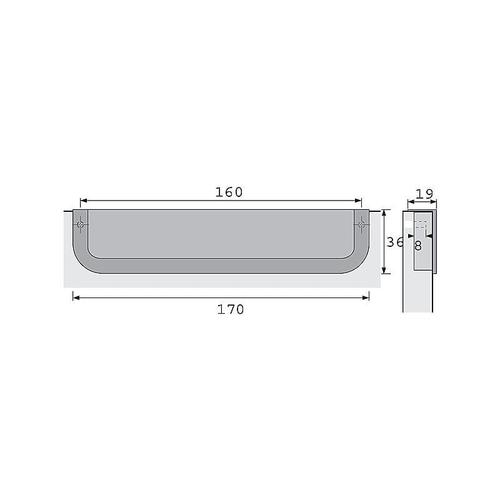 Poign?e cuvette mod?le Athena