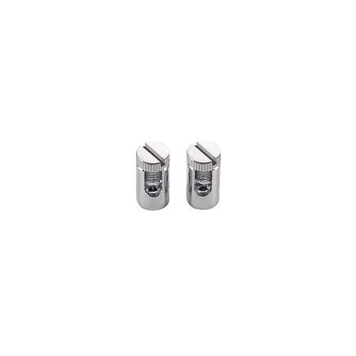 Alimentation pour câble tendu T.B.T, chrome, 2 pièces, max. 25A