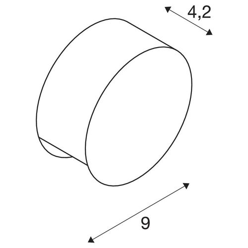 Pema Applique D'extérieur Downlight Led À9cm