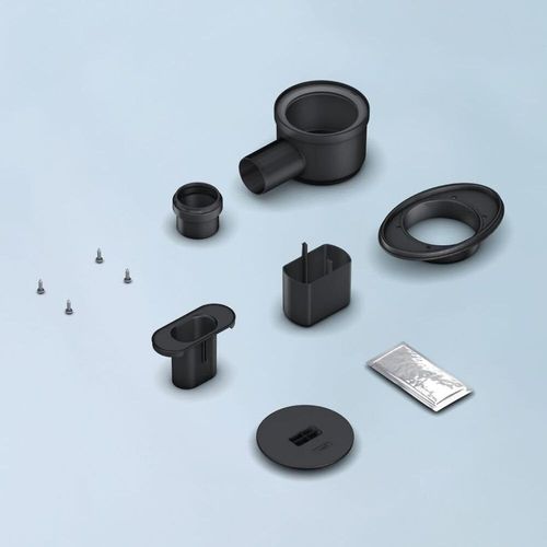 Siphon de sol - pour douche de plain-pied - Wedi Riolito DN50 /horizontale Wedi