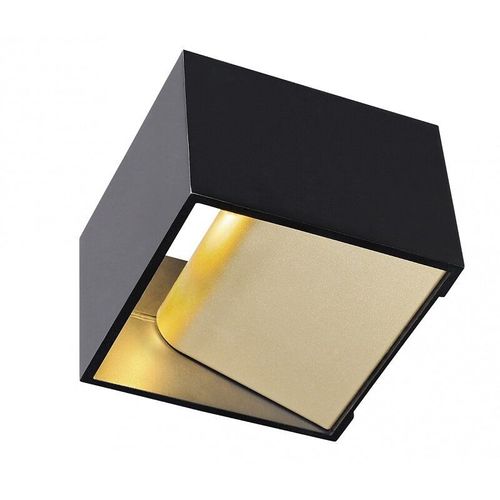 Slv Logs In Applique Led 10 Cm Noire/Laiton