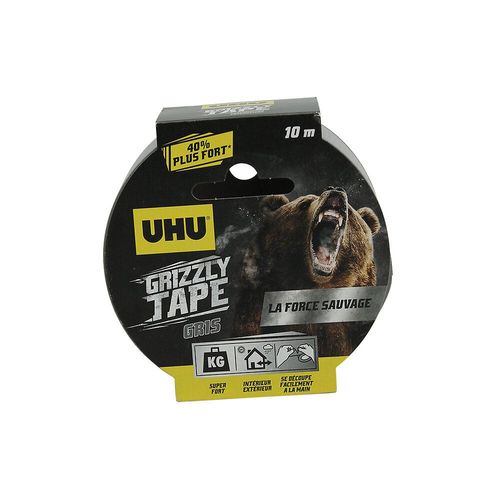 Ruban adhésif universel - haute résistance - Grizzly tape 10 m Uhu