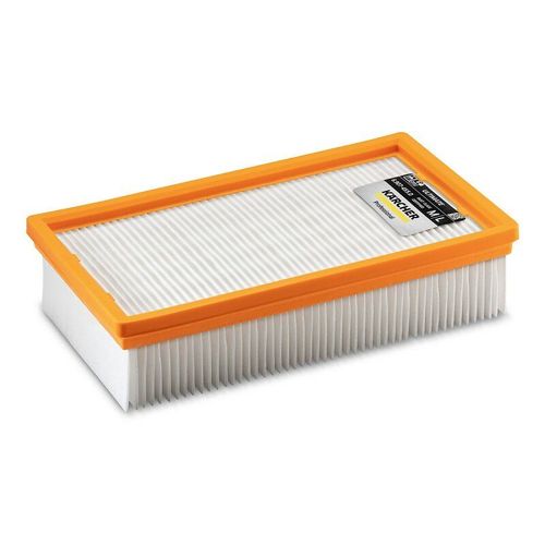 Filtre plissé plat (PES) en polyester non tissé imputrescible classe poussières M Karcher