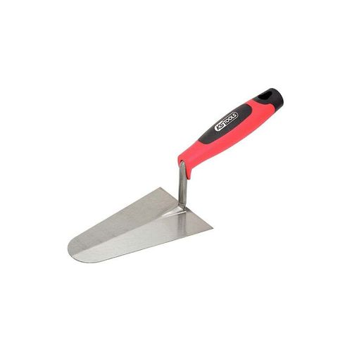 Truelle italienne ronde -lame acier - manche bi-composant - 200 mm -