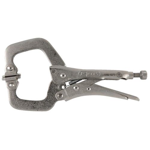 Pince étau pour soudure avec mâchoire amovible, 100 mm max