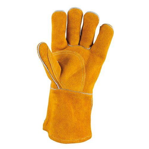 Gants de protection courts en cuir pour soudeur, L