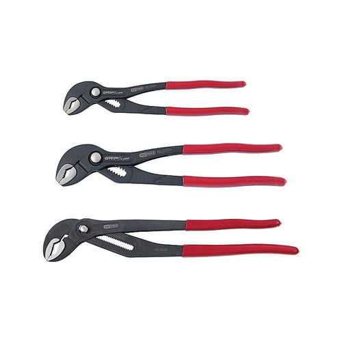 Jeu de pinces multiprises KS TOOLS - 3 pcs - 115.8531